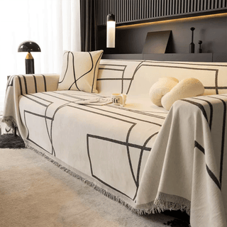 Abstract Lines Sofa Cover - Final Sale