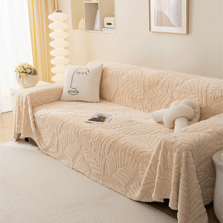 Cozy Leaves Sofa Cover
