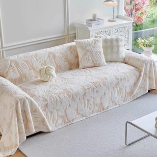 Geometric Plush Sofa Cover for Ultimate Comfort and Style with Three-Dimensional Texture