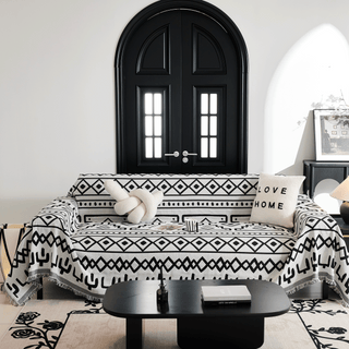 Sleek Boho Sofa Cover - Final Sale