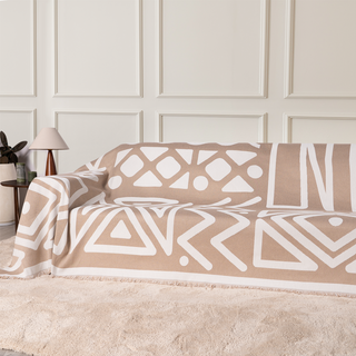 Geometric Boho Style Sofa/Couch Cover - Final Sale
