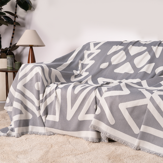 Geometric Boho Style Sofa/Couch Cover - Final Sale