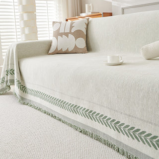 Leaf Border Sofa Cover