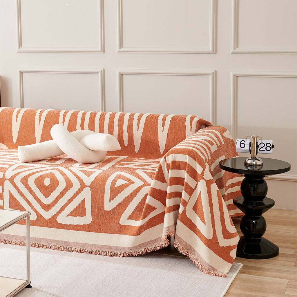 Geometric Boho Style Sofa/Couch Cover UK