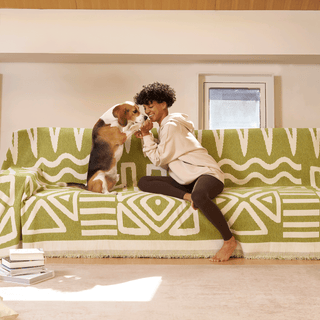 Geometric Boho Style Sofa/Couch Cover - Final Sale