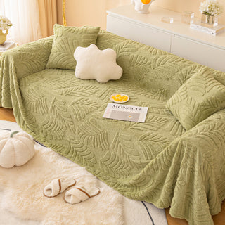 Cozy Leaves Sofa Cover