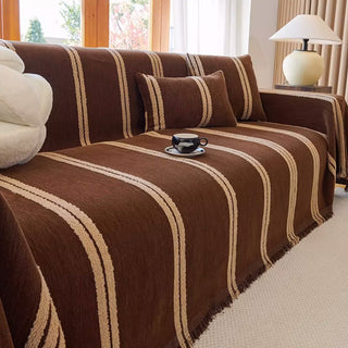 Classic Striped Sofa Cover