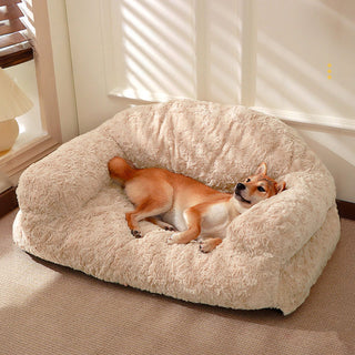 Cozy Full Support Warm Removable Washable Dog & Cat Sofa Bed