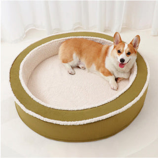 Cozy Warm Round Orthopedic Support Dog Bed