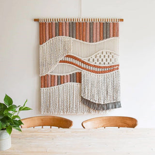 Earth Tones Woven Wall Tapestry