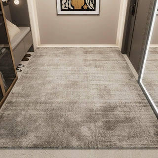 Easy Clean Rug Elegant Minimalist Gray Durable Non-Slip Pet-Friendly Minimalist Indoor Area Outdoor Doormat