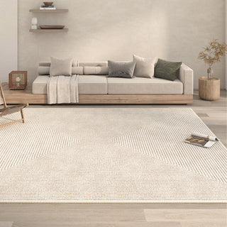 Easy Clean Rug Natural Texture Spillproof Pet-Friendly Living Room Large Area Rug