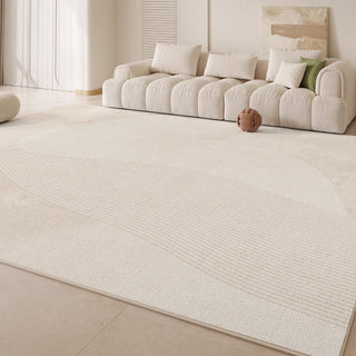 Easy Clean Rug Sand Dune Serenity Spillproof Pet-Friendly Minimalist Living Room Area Rug