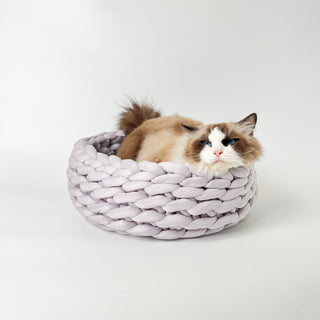 Hand-Woven Pet Bed