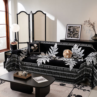 Luxury Foliage Sofa Cover