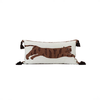 Playful Tiger Lumbar Pillow