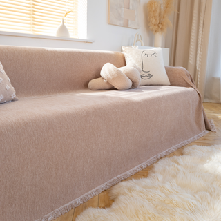 Smooth Mocha Sofa Cover