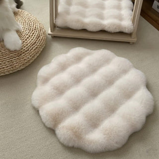 Soft Plush Warm Dog & Cat Sleeping Pad Round Dog Mat