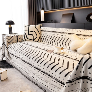 Tribal Noir Reversible Comfort Sofa / Couch Cover