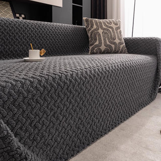 Luxurious Woven Texture Sofa Cover