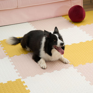 Leaf Patterned Patchwork Play Mat