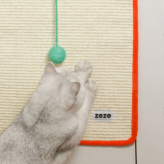 ZEZE Pets Suspendible Sisal Scratch Mat