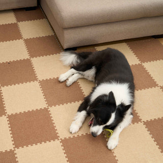 Linen-Style Patchwork Play Mat