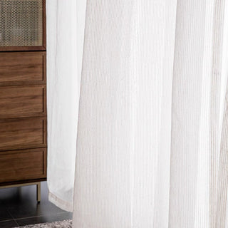 Contemporary Sheer Stripe Curtain