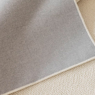 Easy Clean Rug Subtle Textured Cream Spillproof Pet-Friendly Living Room Large Area Rug