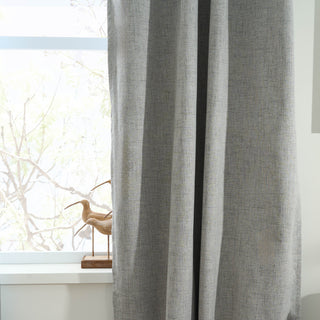 Faux Linen Blackout Curtains