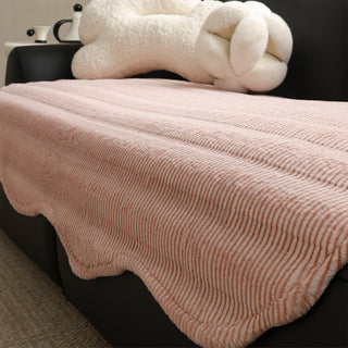 Gentle Blush Cozy Texture Sofa/Couch Cover