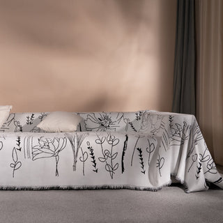 Illustrated Reversible Sofa / Couch Cover