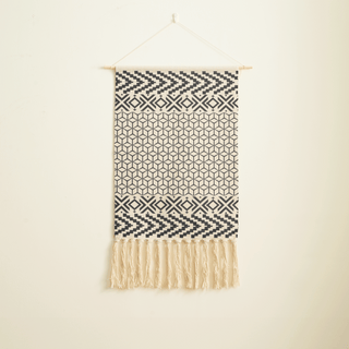 Modern Geometry Macrame Wall Tapestry