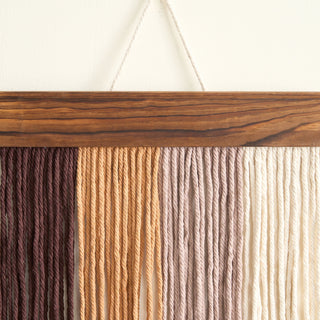 Nomad's Palatte Dip-Dyed Macrame Wall Tapestry