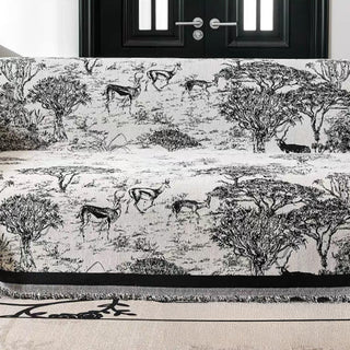 Safari Scene Sofa/Couch Cover