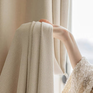 Soft Texture Beige Curtain