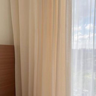 Woven Texture Natural Look Curtain