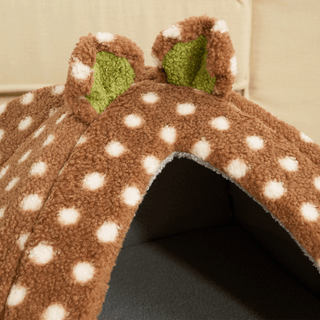 Cocoa Delight Polka Dot Pet Cave