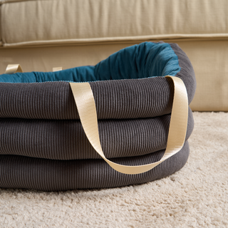 Corduroy Comfort Dog & Cat Basket