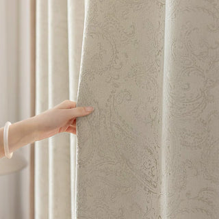 Timeless Paisley Light Blocker Curtain