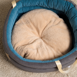 Corduroy Comfort Dog & Cat Basket