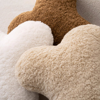 Plush Dog Bone-Shaped Pillow in Soft Hypoallergenic Fabric Perfect for Pet Lovers