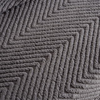 Plush Herringbone Sofa Cover