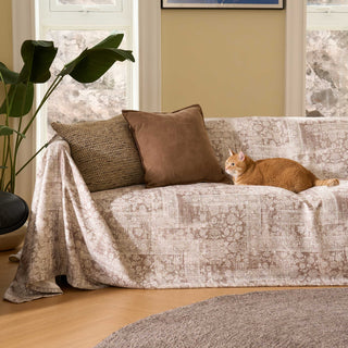 Scratch-Resistant Royal Garden Sofa Cover