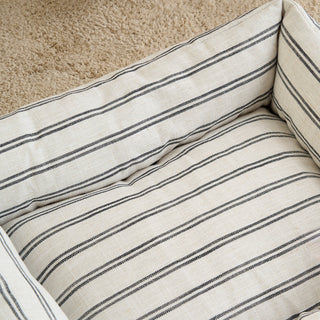 Striped All-Seasons Pet Bed