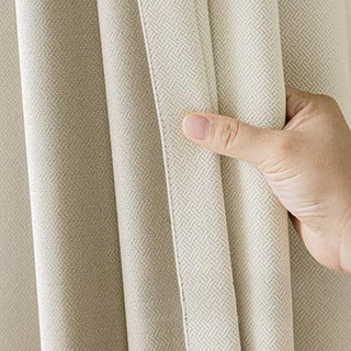 Elegant Textured SunShield Curtain