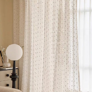 Ethnic Pattern Textured Curtain