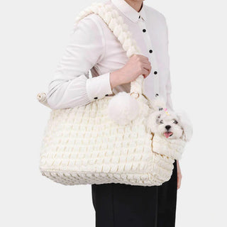 Trendy Cozy Lightweight Breathable Detachable Dog & Cat Carrier Shoulder Bag