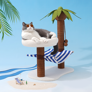 ZEZE Pets Palm Oasis Cat Tree