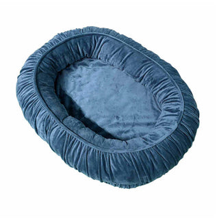 Oval Orthopedic Support Cozy Sleeping Detachable Dog & Cat Bed